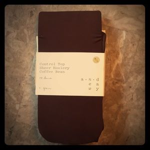 Control top sheer hoisery